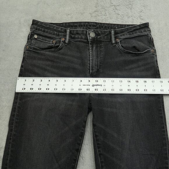 American Eagle Jeans Mens Size 32x32 (32x31 Real) Gray Slim Fit Stretch Denim - Picture 15 of 16